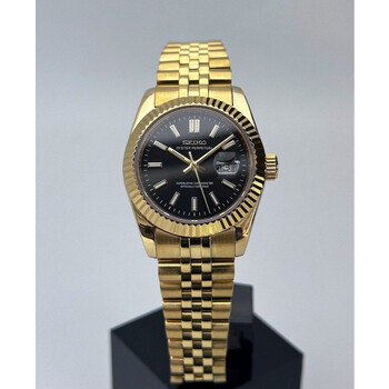 Custom Seiko Mod • Black Gold DateJust • 31mm